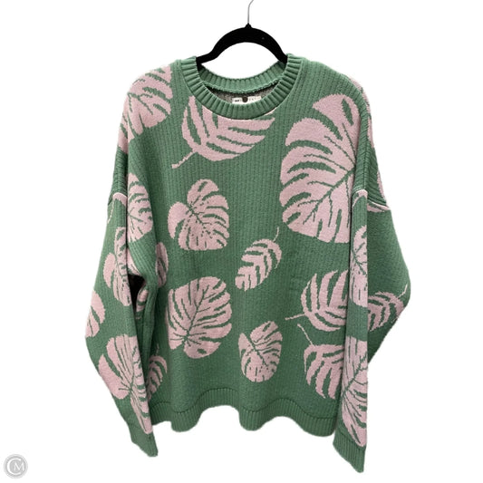Sweater By Asos In Green & Pink, Size: 2x