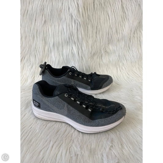 Shoes Athletic By Nike In Black & Grey, Size: 8