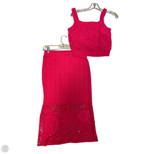 Skirt Set 2pc By House Of Harlow In Pink, Size: S