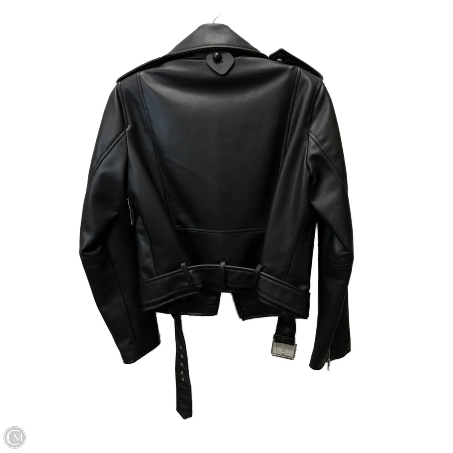 Jacket Moto By Zara In Black, Size: S
