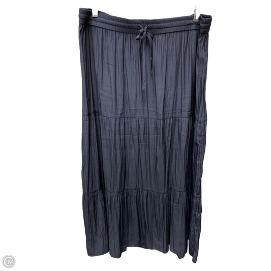 Skirt Maxi By J. Jill In Navy, Size: L