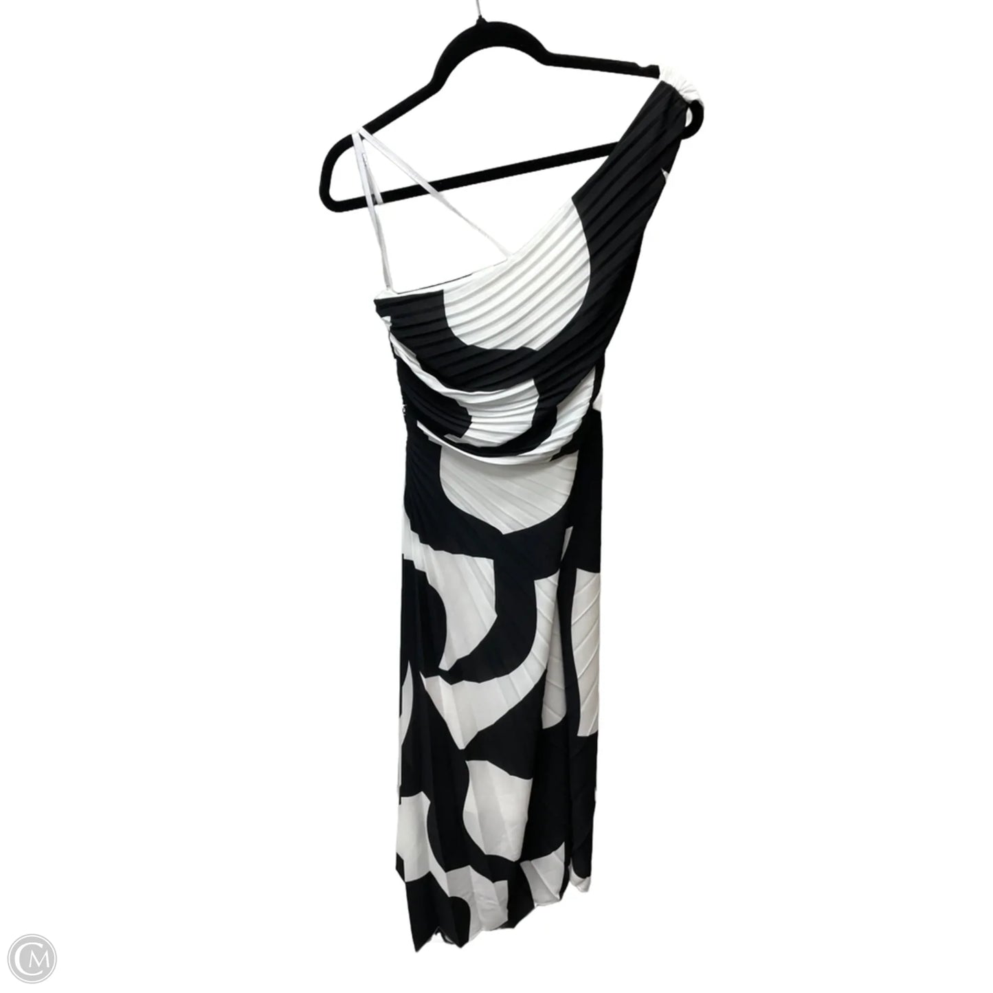 Dress Party Long By Nicole Miller In Black & White, Size: L