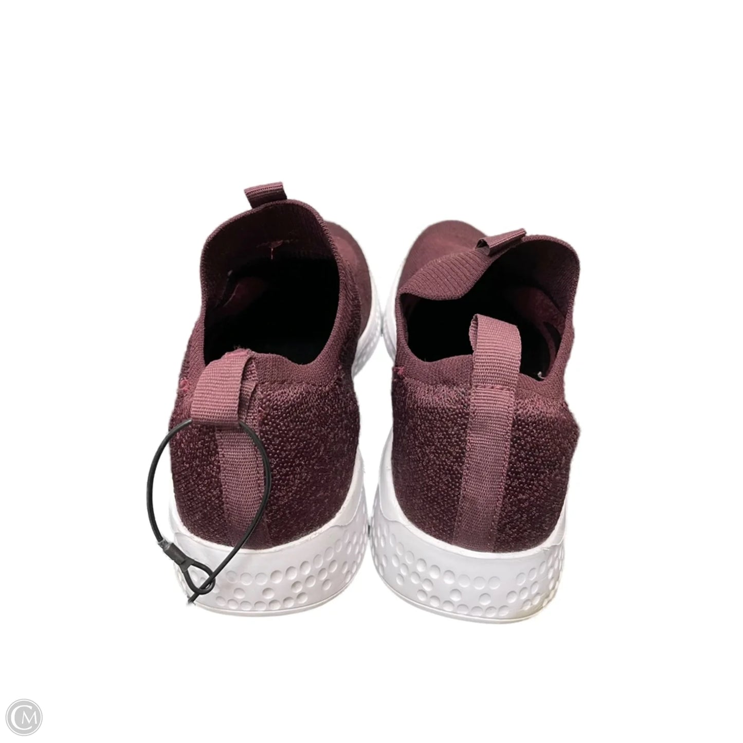 Shoes Sneakers By Cme In Maroon, Size: 11