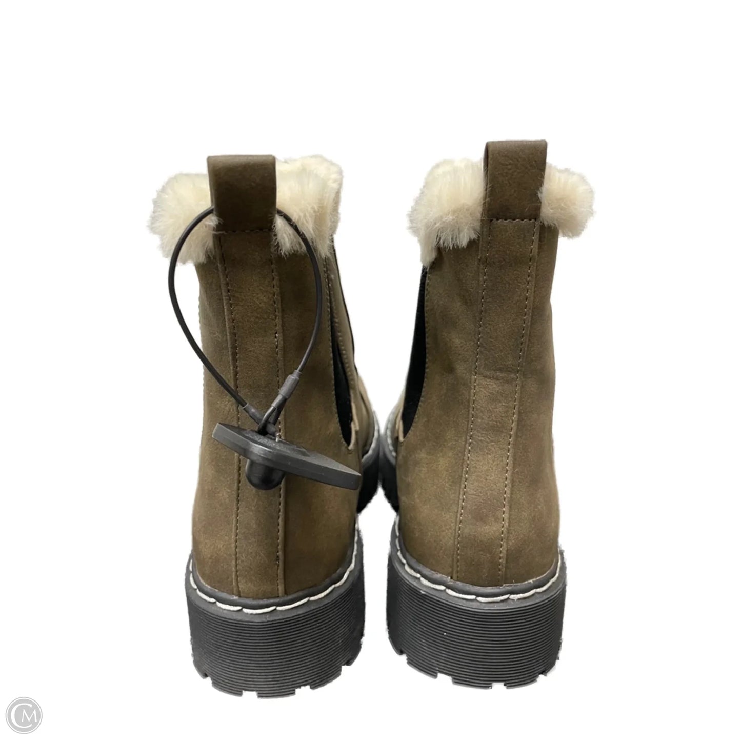 Boots Ankle Flats By portland In Brown, Size: 10