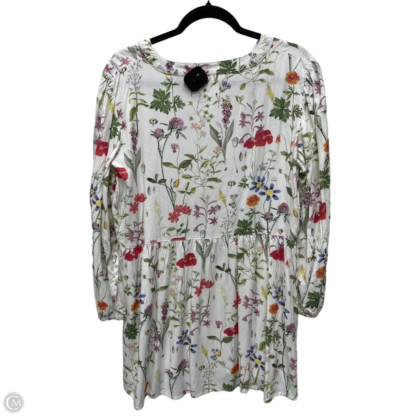 Dress Casual Short By Clothes Mentor In Floral Print, Size: L