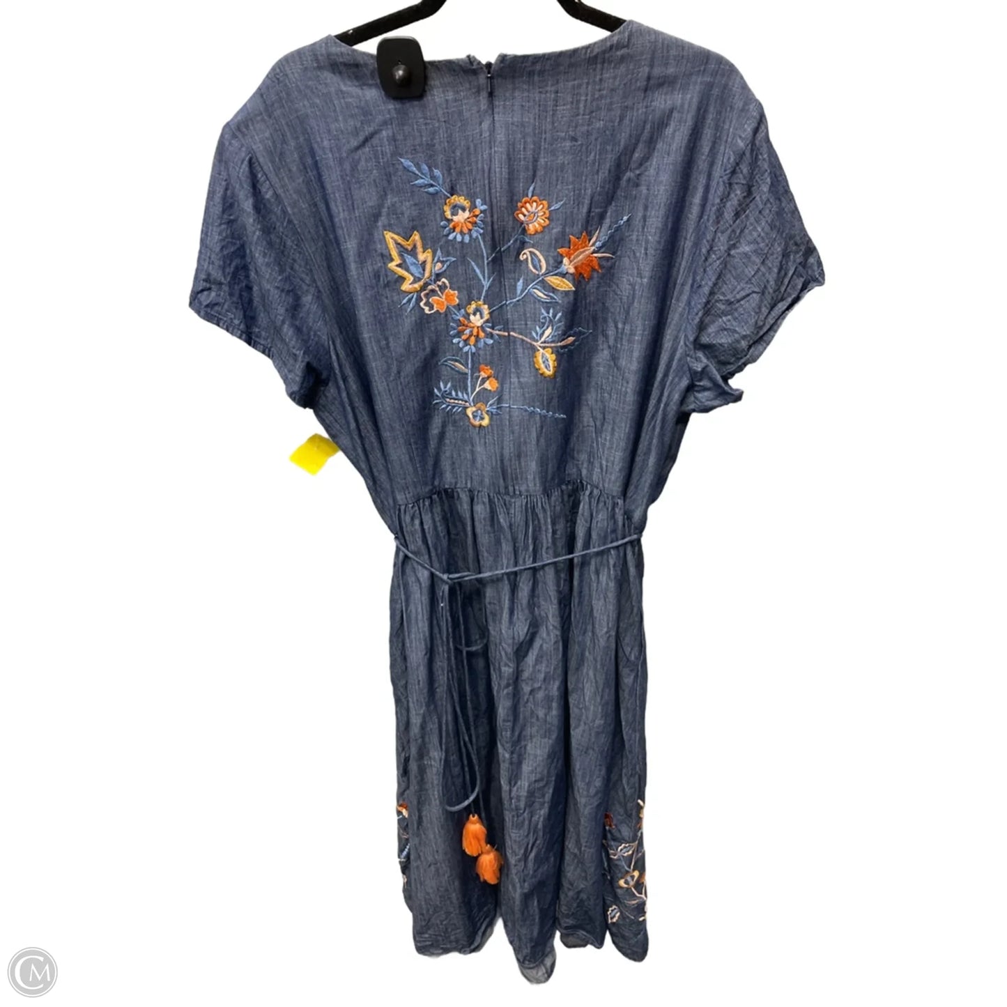 Dress Casual Maxi By Clothes Mentor In Blue Denim, Size: 3x