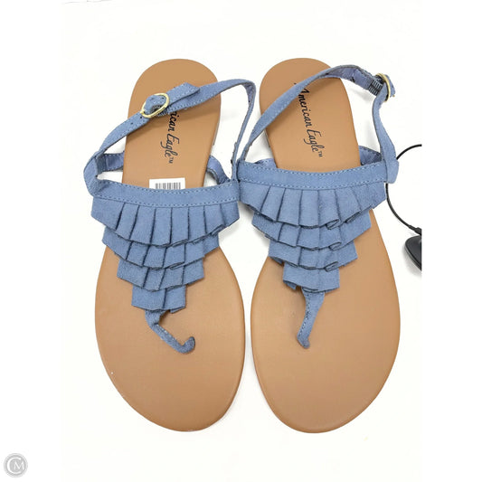 Sandals Flats By American Eagle In Blue, Size: 9