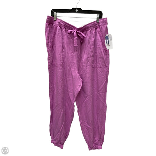 Pants Joggers By Time And Tru In Purple, Size: 16