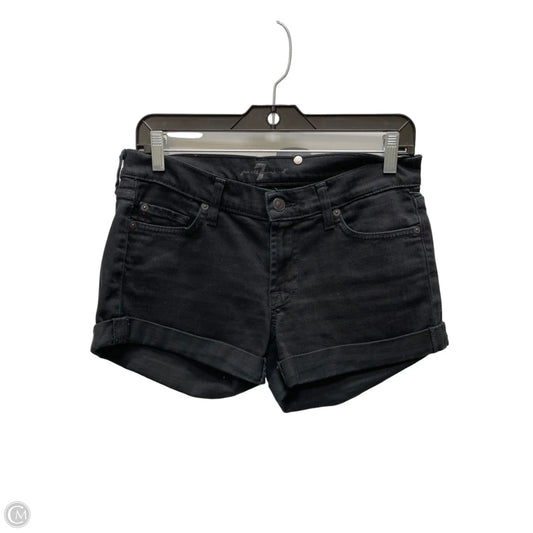 Shorts By 7 For All Mankind In Black, Size: 4