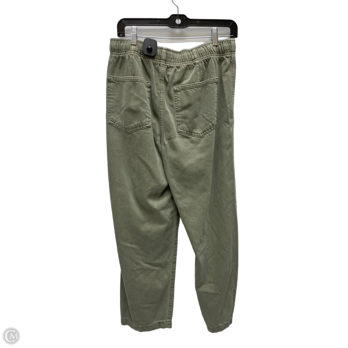 Jeans Straight By Gap In Green Denim, Size: 6
