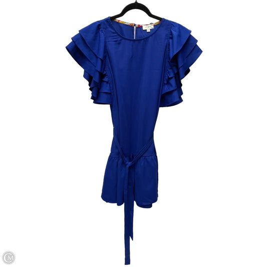 Dress Casual Short By Umgee In Blue, Size: M