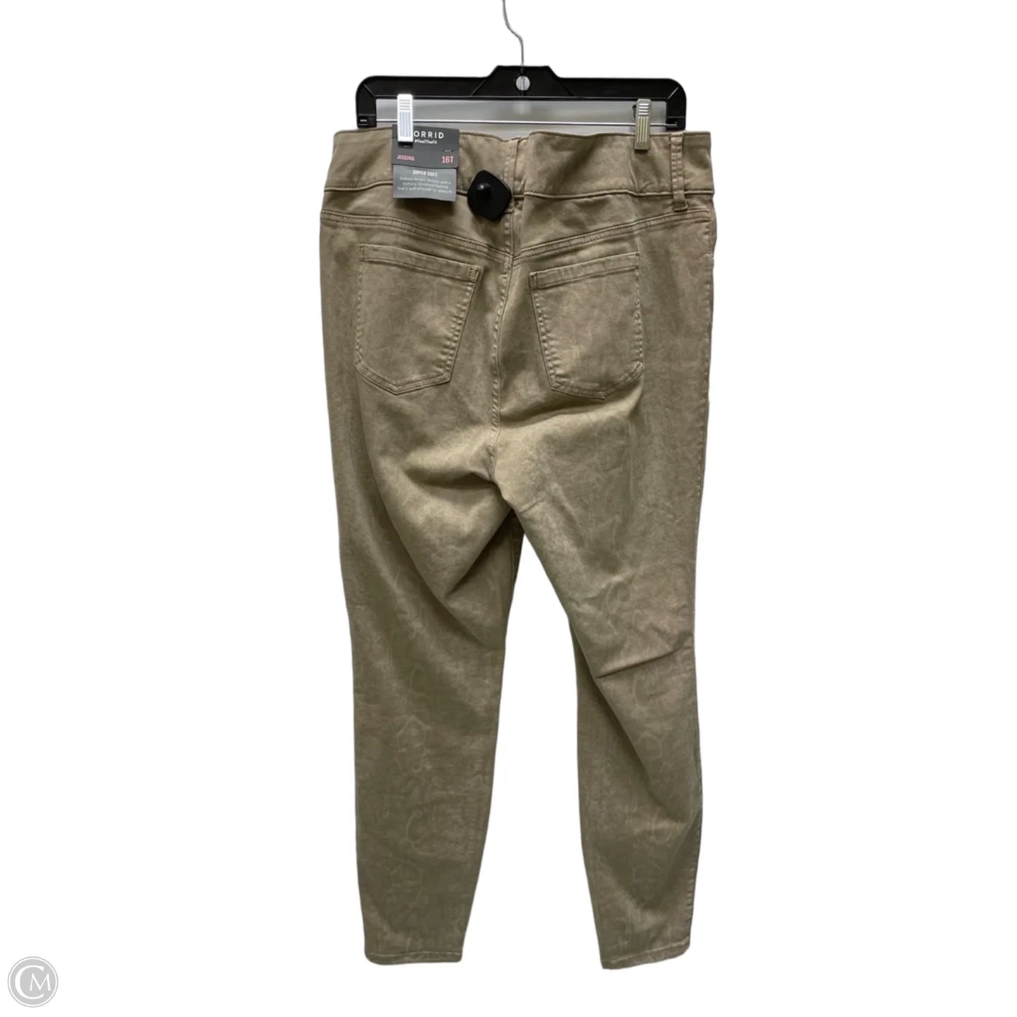 Jeans Straight By Torrid In Brown, Size: 16
