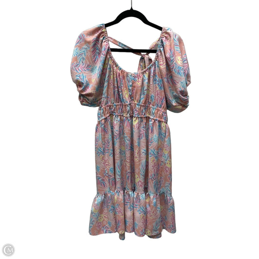 Dress Casual Short By Simply Southern In Floral Print, Size: L