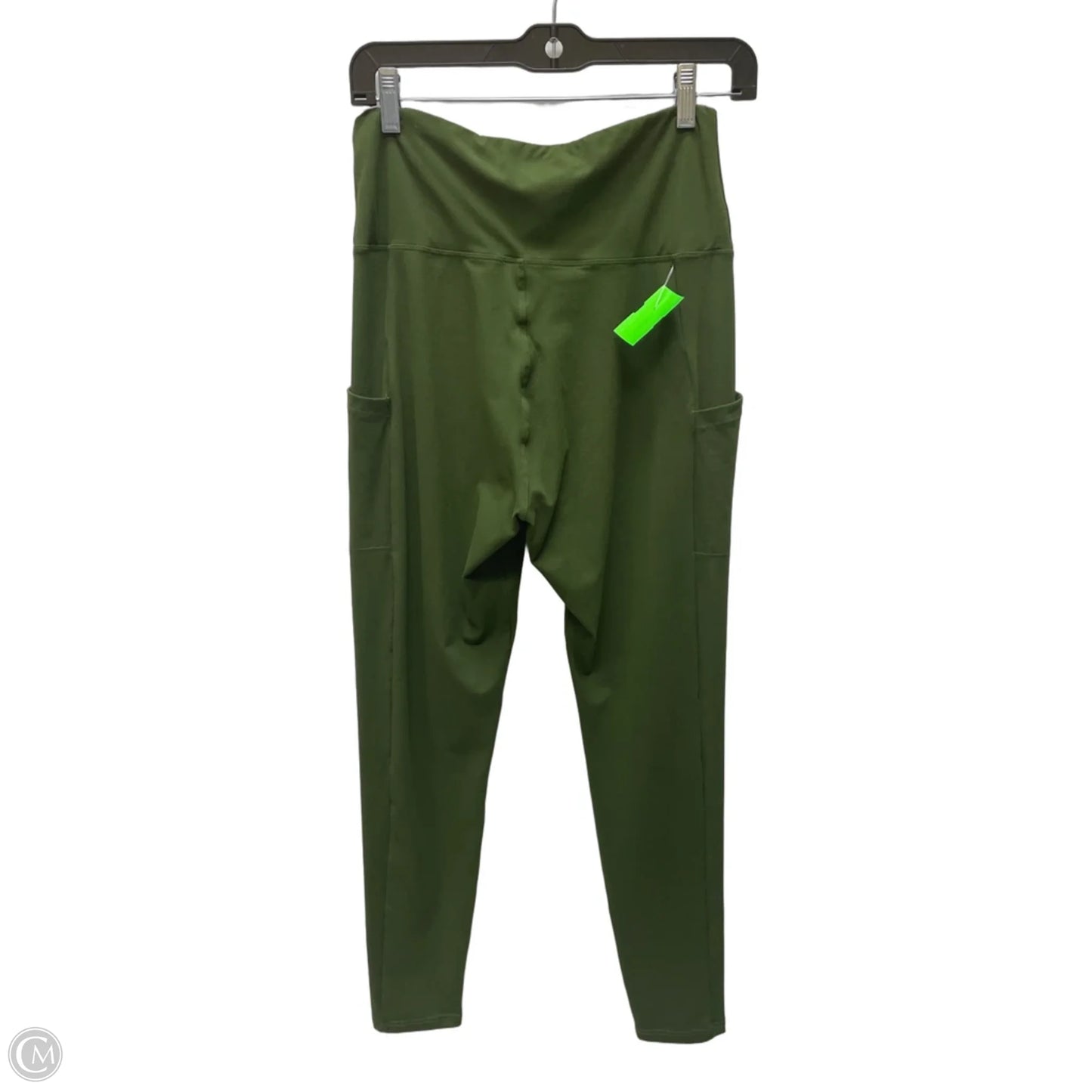 Athletic Leggings By Cme In Green, Size: L