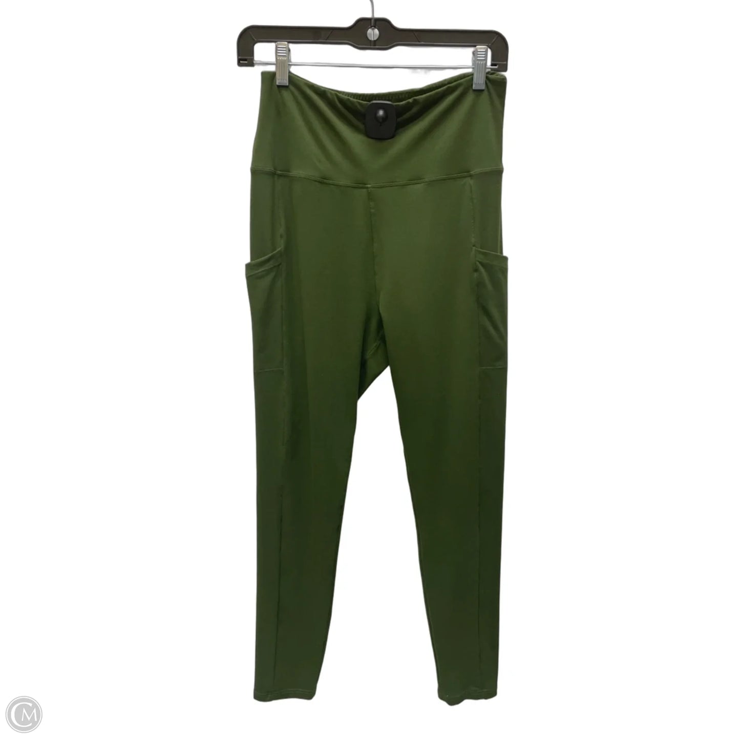 Athletic Leggings By Cme In Green, Size: L