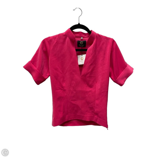 Top Short Sleeve By Cmb In Pink, Size: S