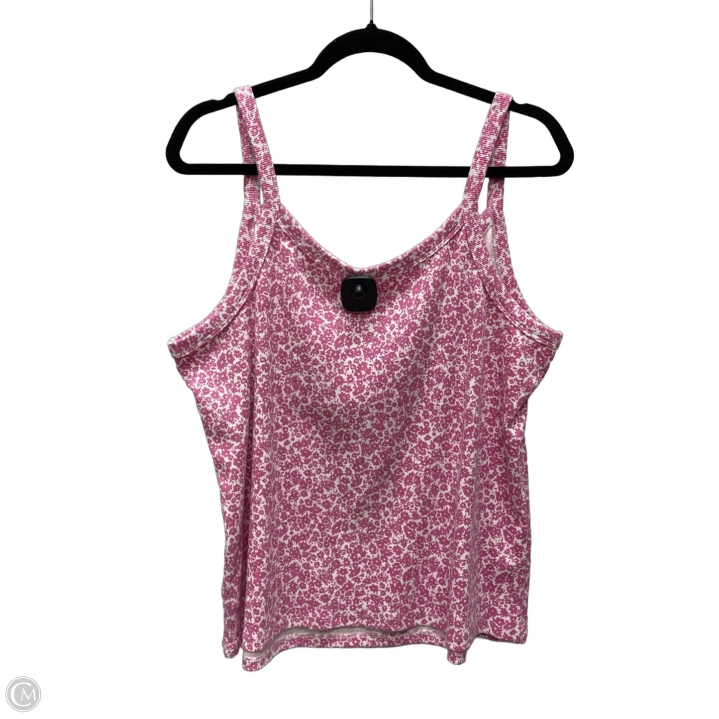 Top Sleeveless By Old Navy In Purple & White, Size: 2x
