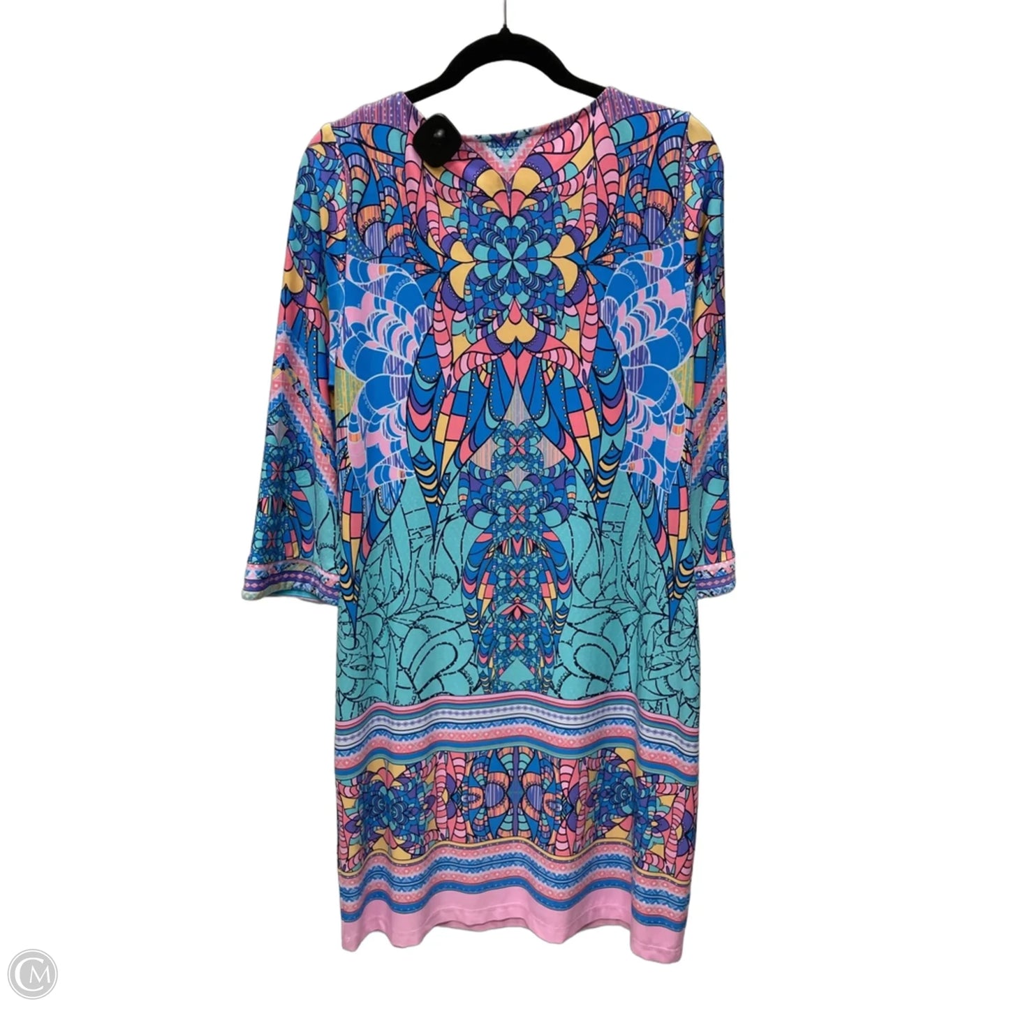 Dress Casual Short By Msk In Geometric Pattern, Size: L