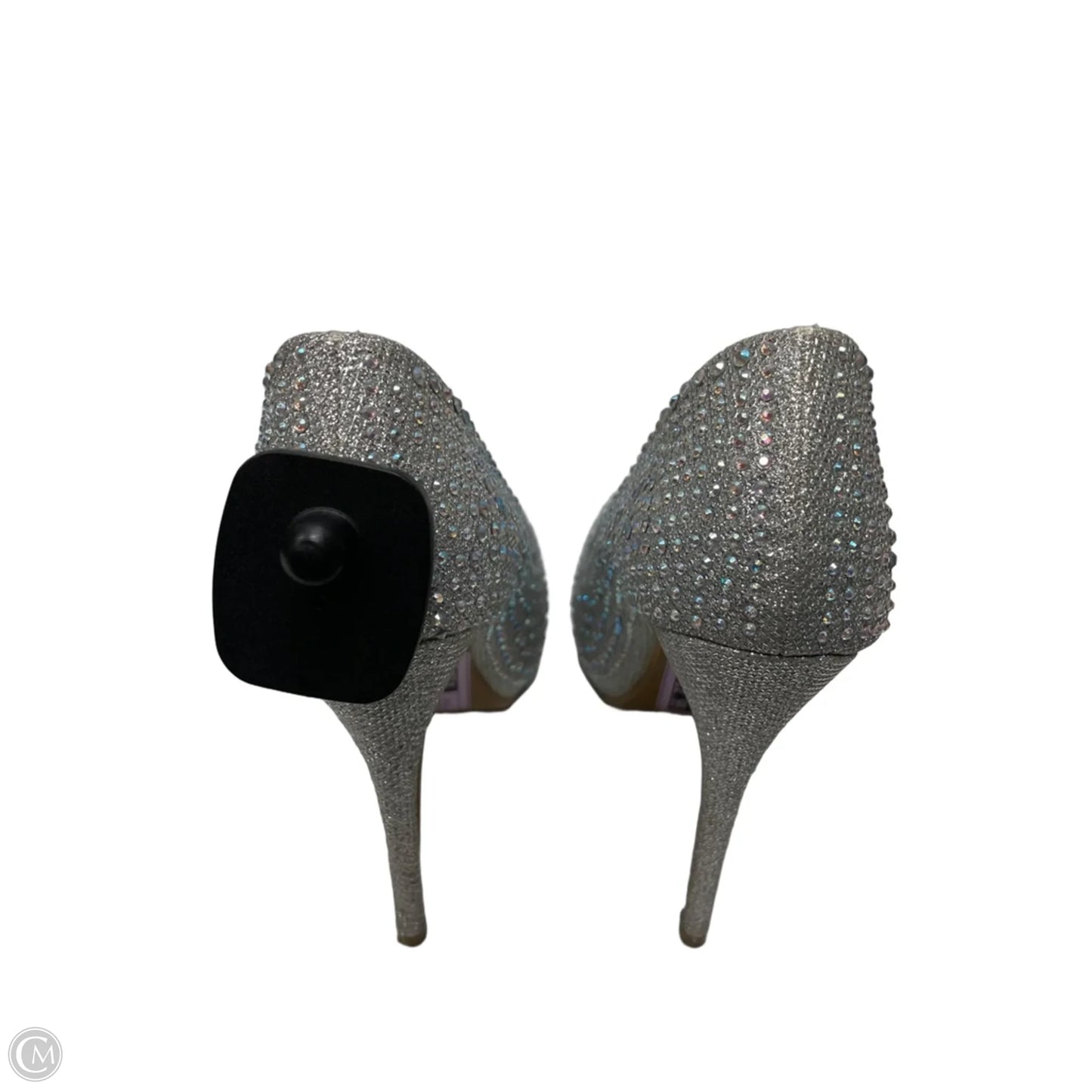 Shoes Heels Stiletto By flourish In Silver, Size: 8.5