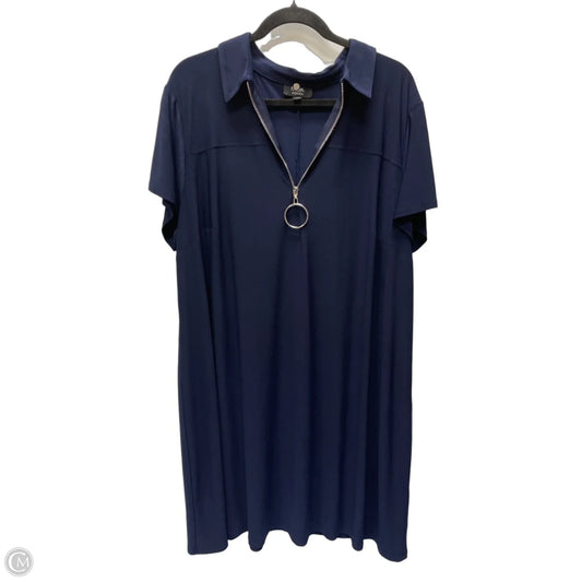 Dress Casual Short By Msk In Navy, Size: 3x