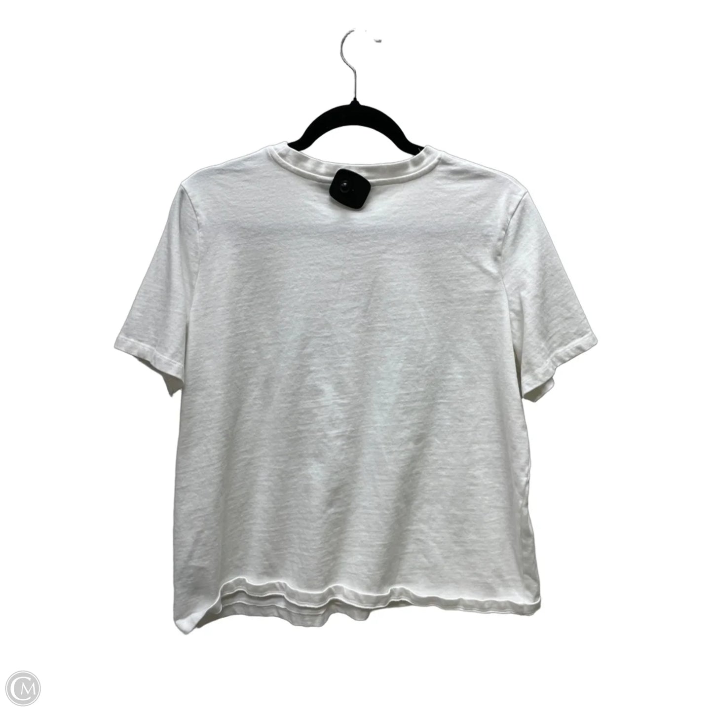 Top Short Sleeve By Primark In White, Size: L