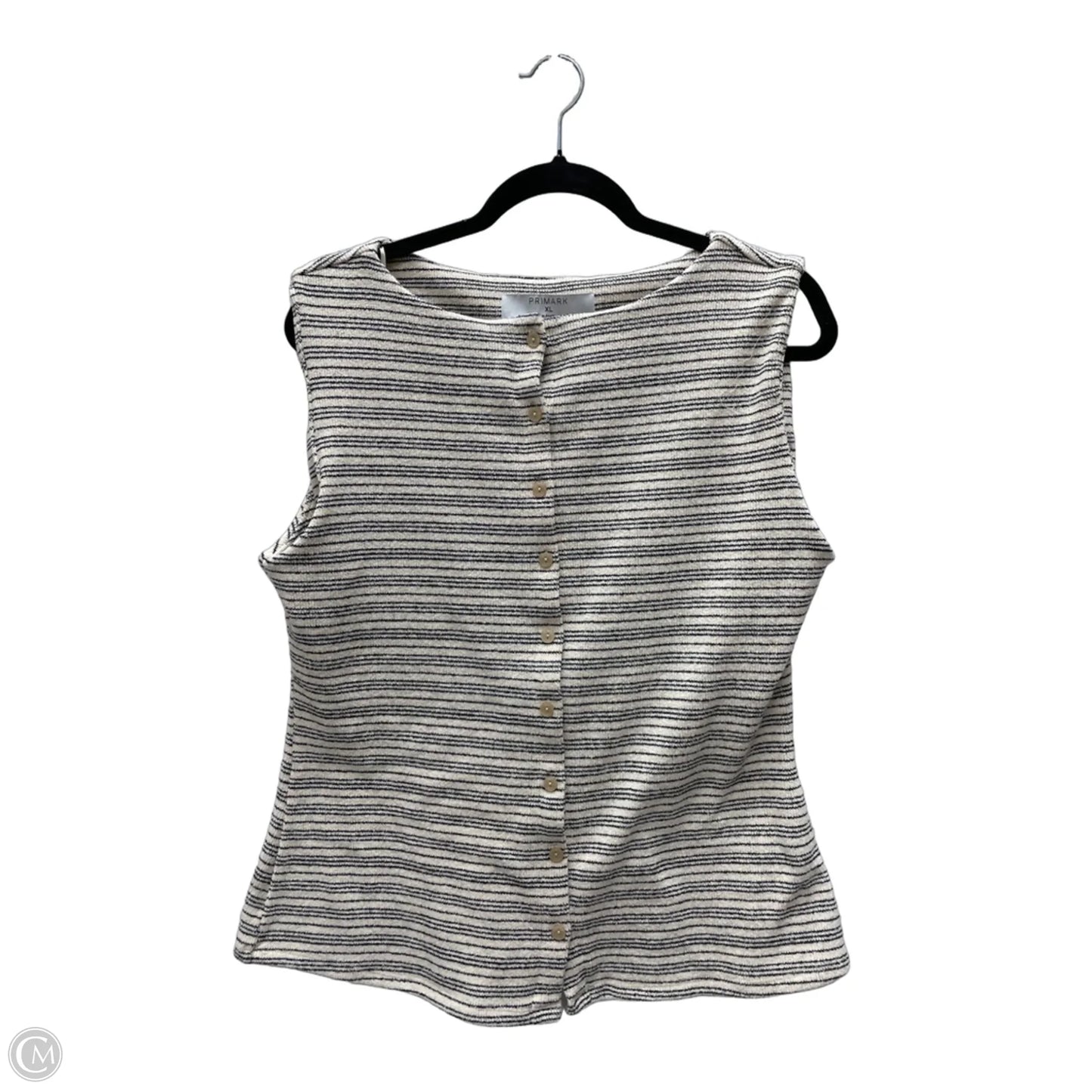 Top Sleeveless By Primark In Black & Tan, Size: Xl