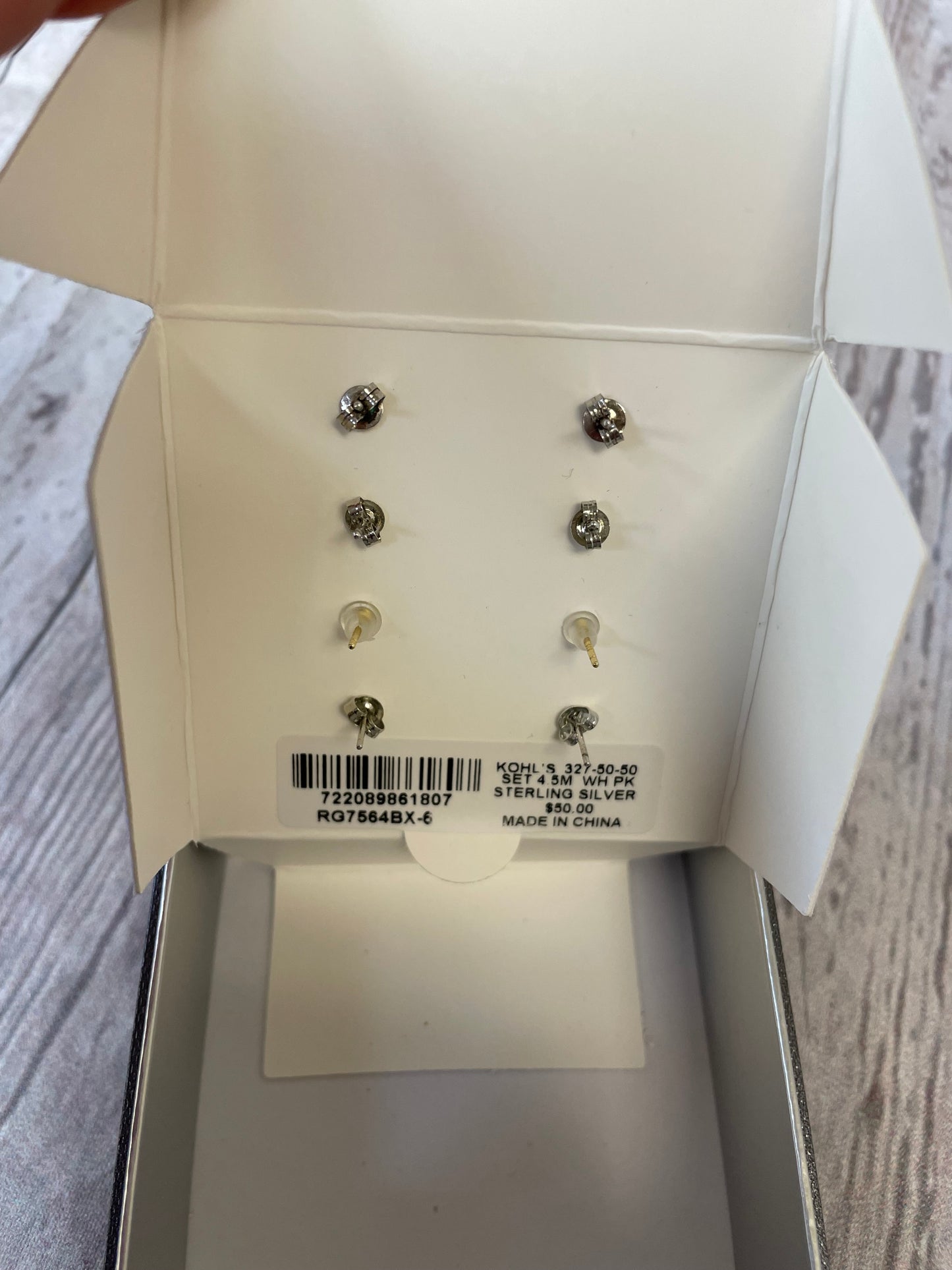 Earrings Sterling Silver By Primrose Size: 05 Piece Set