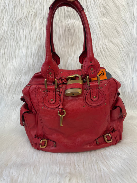 Handbag Luxury Designer By Chloe  Size: Large