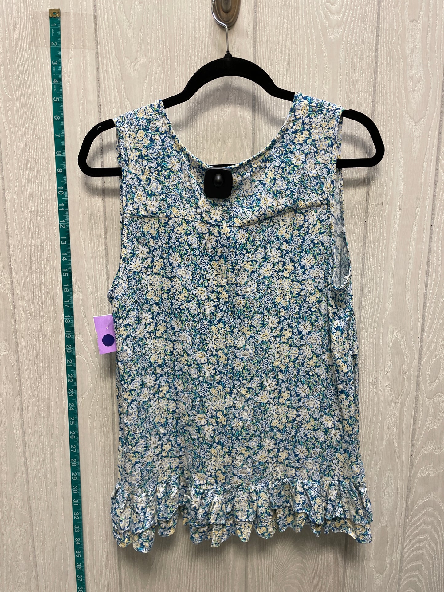 Floral Print Top Sleeveless Cynthia Rowley, Size S