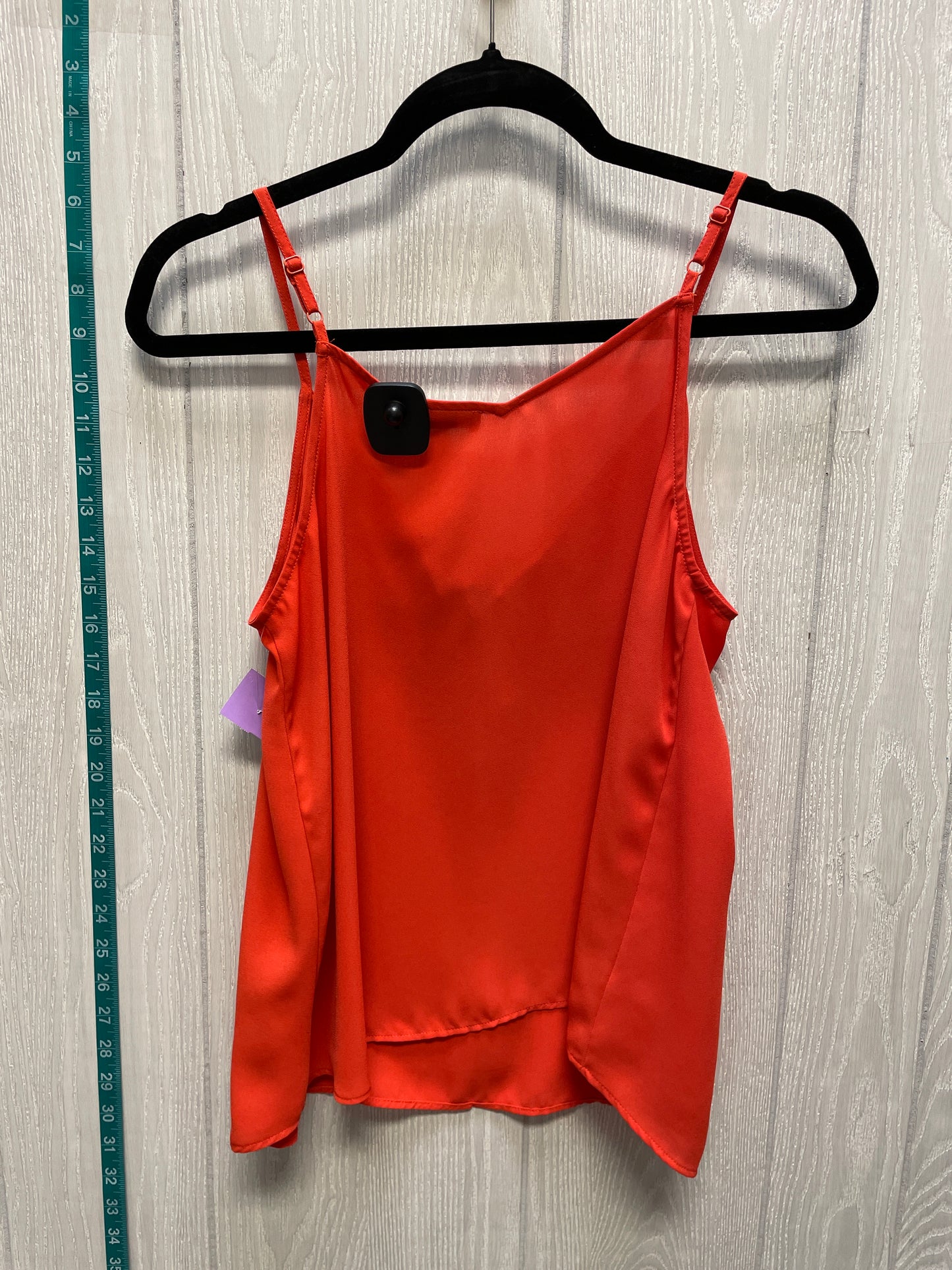 Orange Blouse Sleeveless Loft, Size S