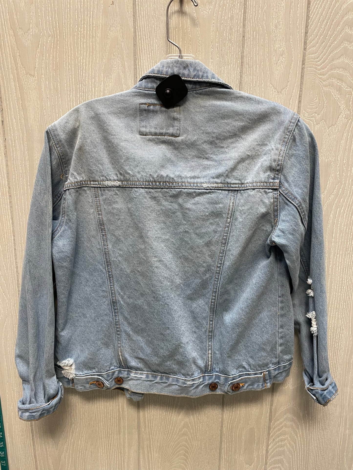 Jacket Denim By Forever 21 In Blue Denim, Size: S