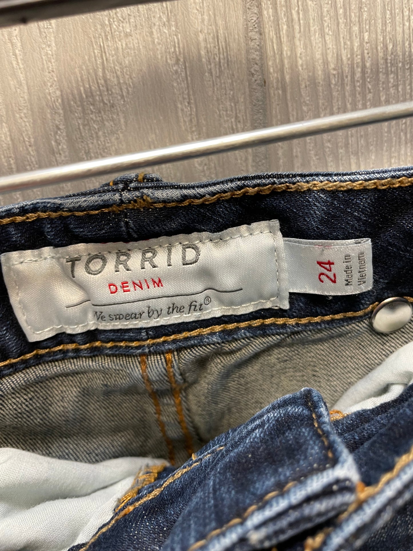 Blue Denim Shorts Torrid, Size 24