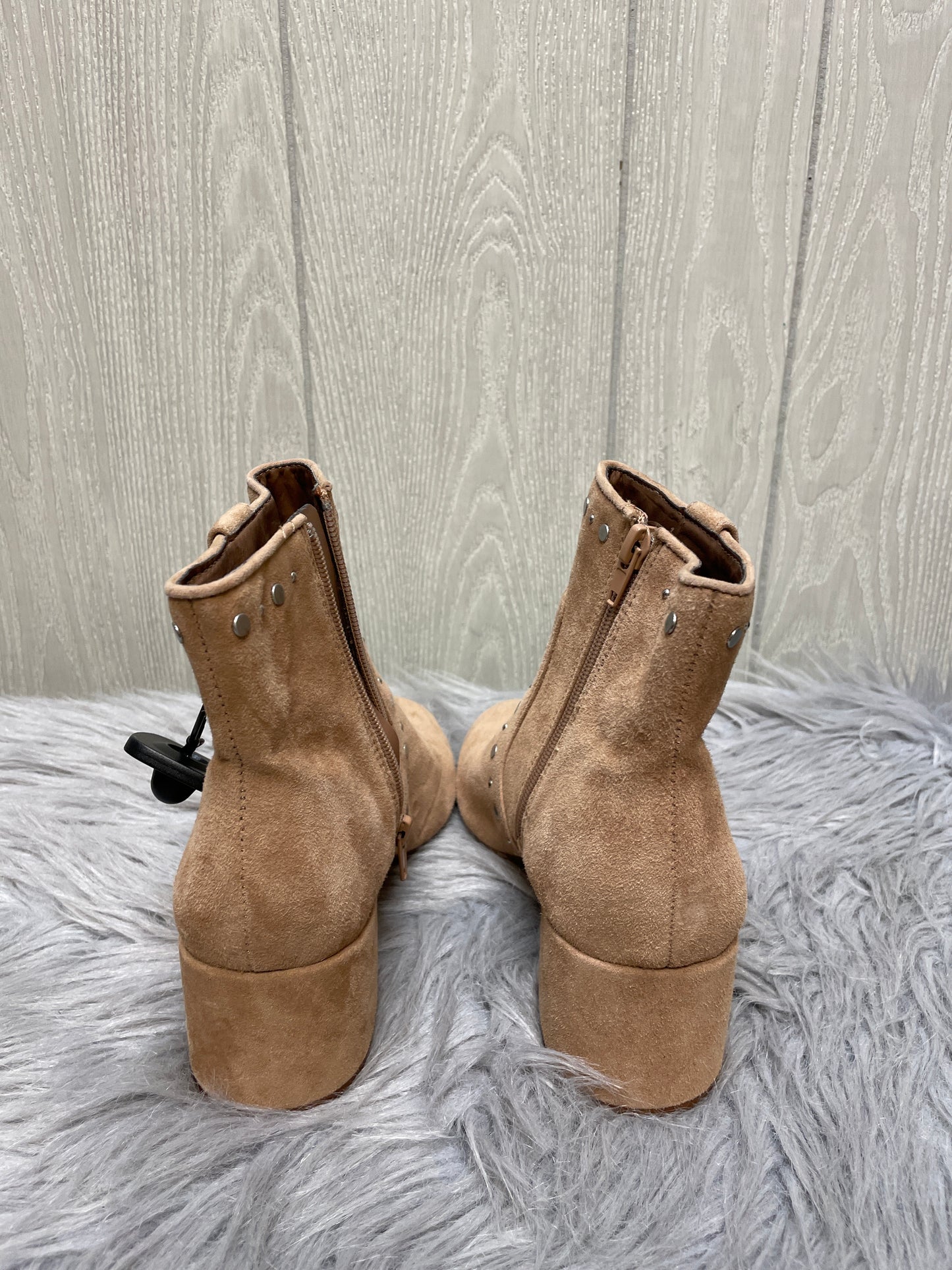 Boots Ankle Heels By Kensie In Tan, Size: 7