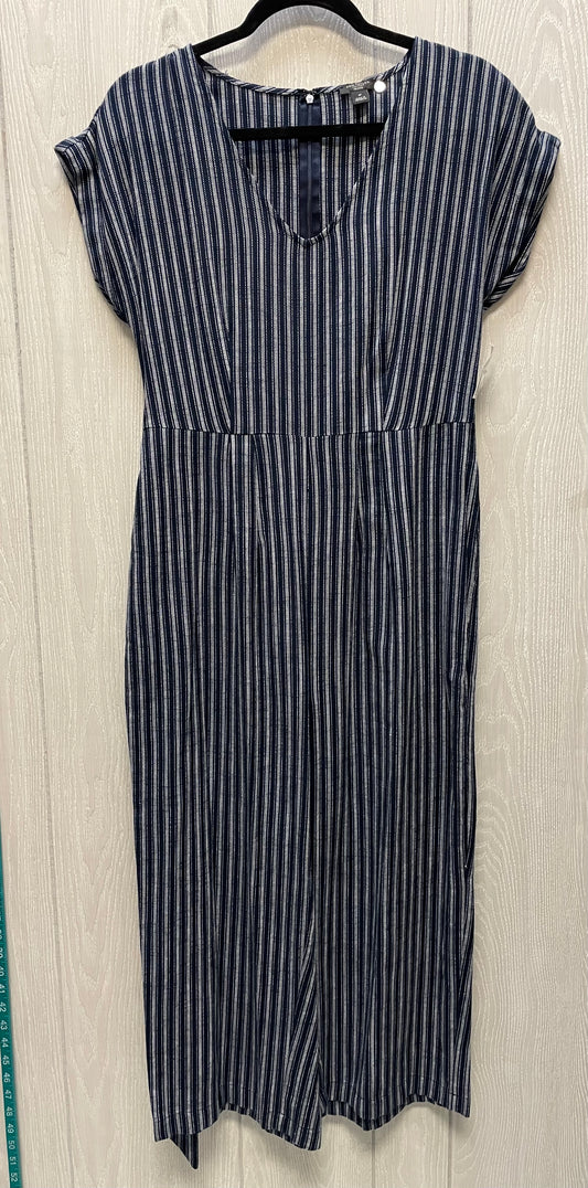 Jumpsuit By Ann Taylor In Blue & Silver, Size: S