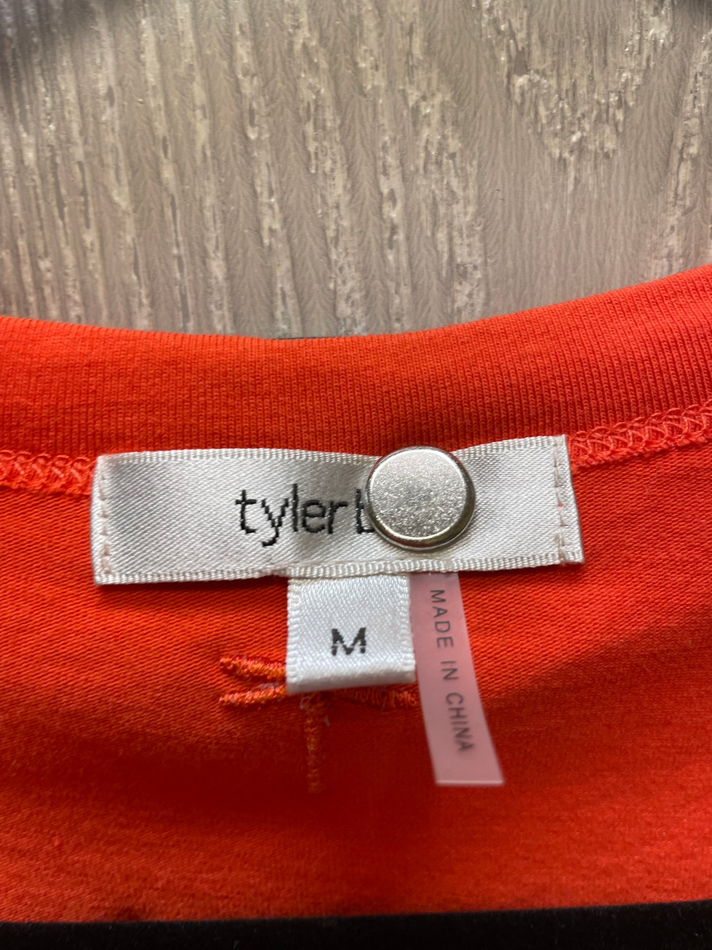 Top Short Sleeve By Tyler Boe In Orange, Size: M