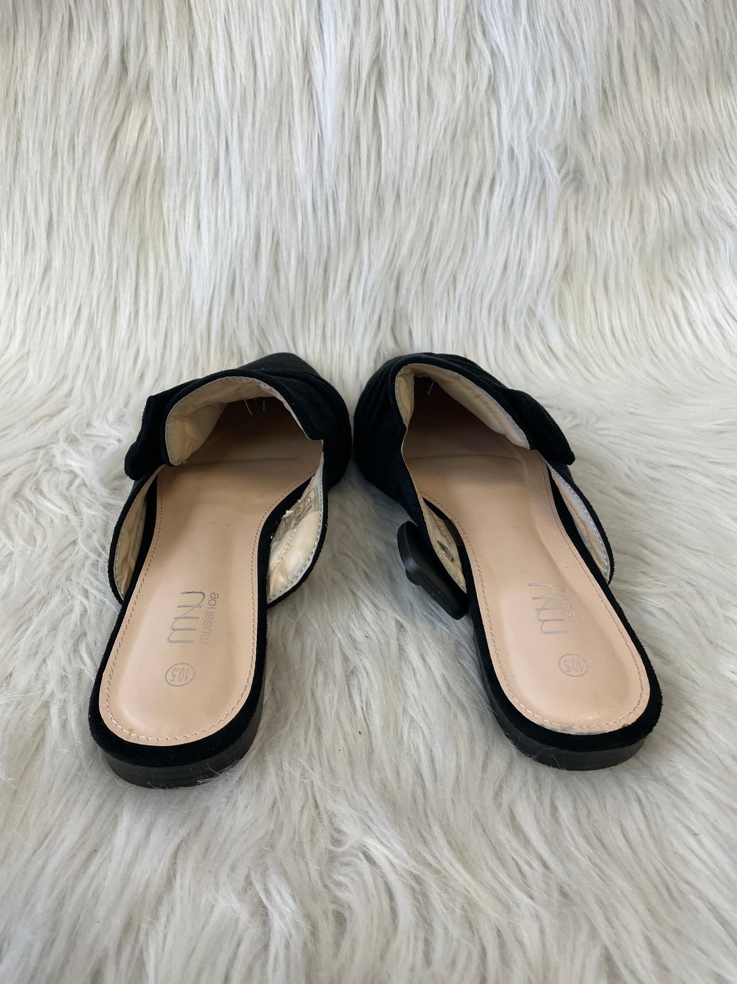 Shoes Flats By Musshoe In Black, Size: 10.5