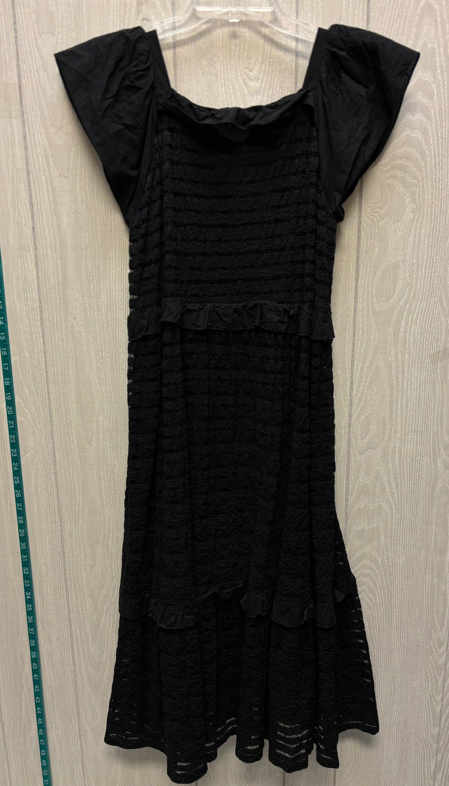 Dress Casual Midi By Polygram In Black, Size: L