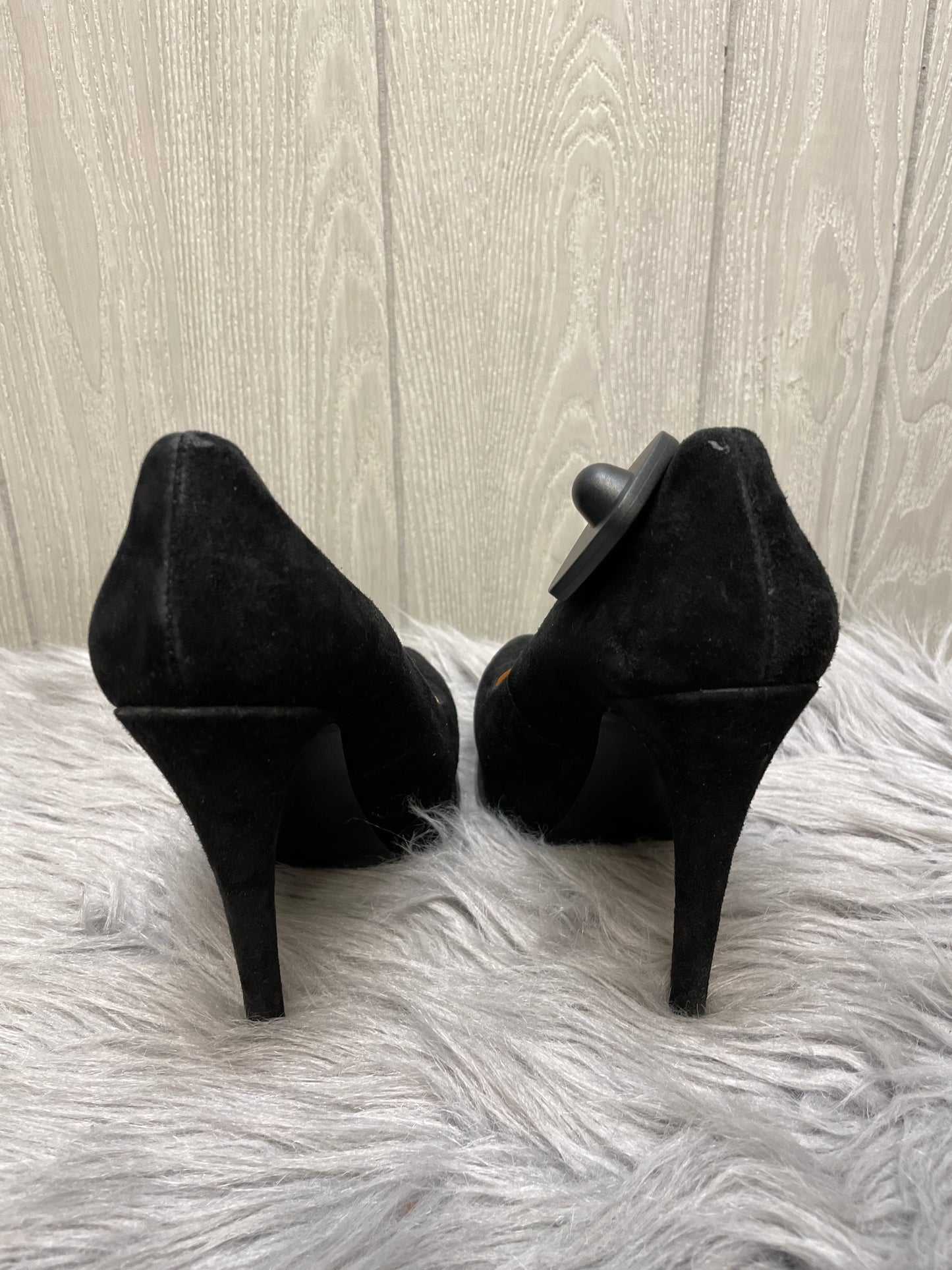 Shoes Heels Block By Guess In Black, Size: 7