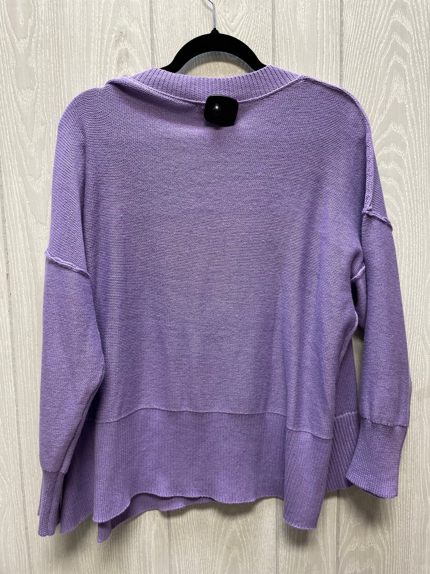 Sweater By Clothes Mentor In Purple, Size: L