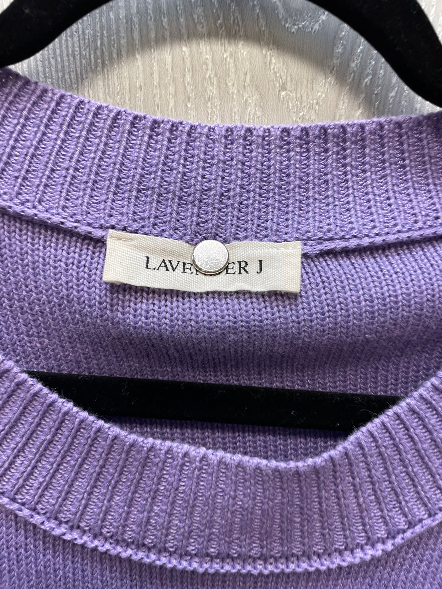 Sweater By Clothes Mentor In Purple, Size: L