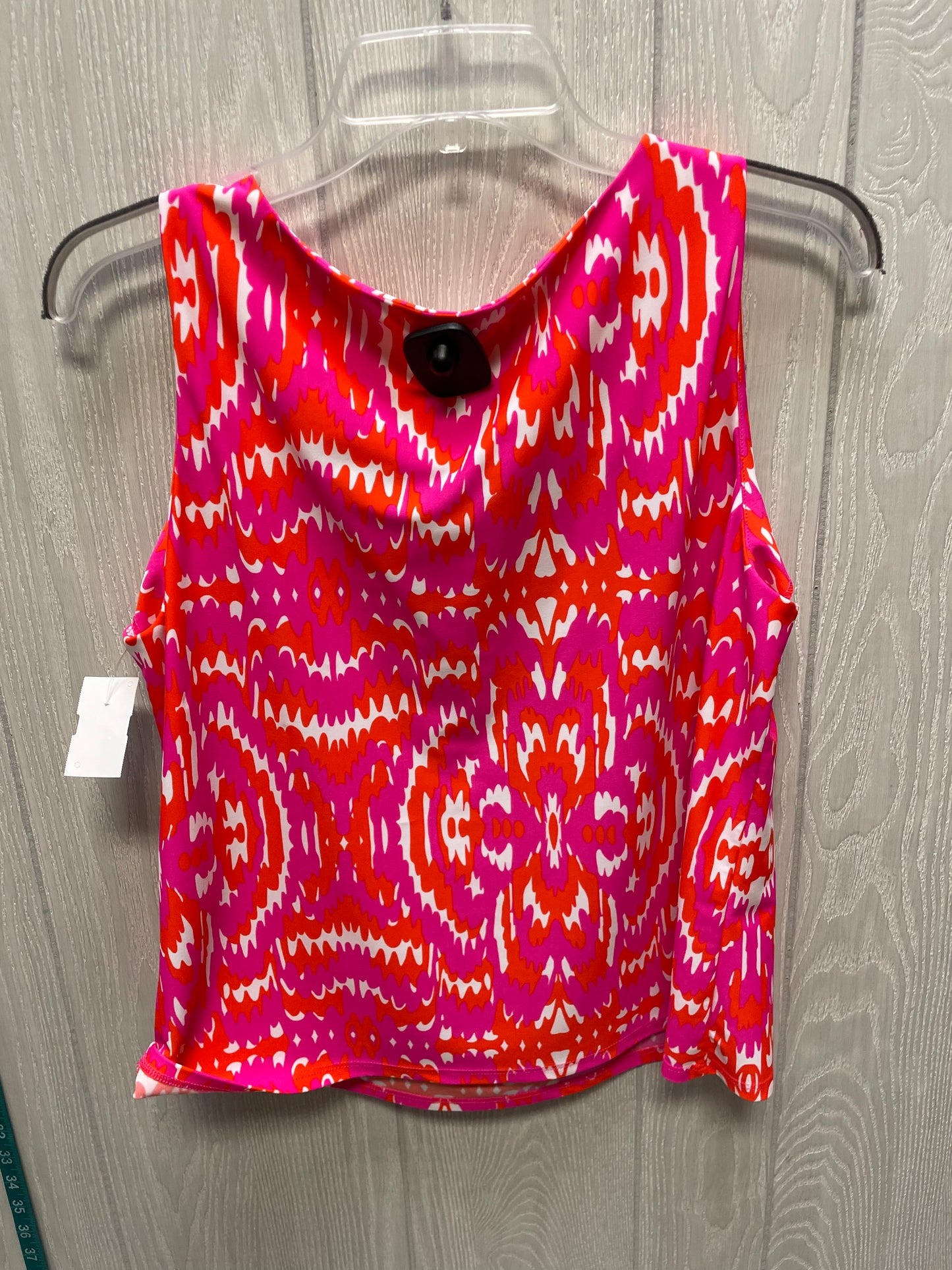 Top Sleeveless By Jude Connally In Orange & Pink, Size: M