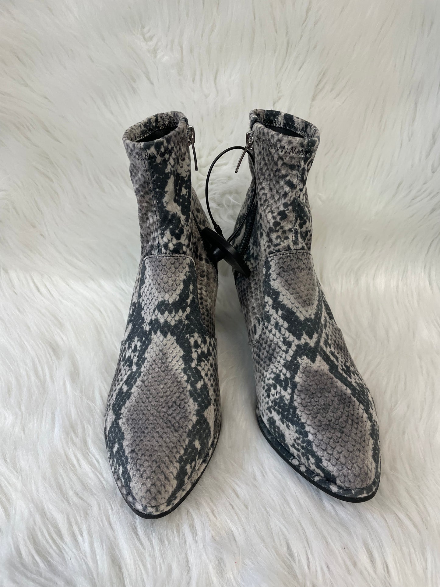 Boots Ankle Heels By Marc Fisher In Snakeskin Print, Size: 6