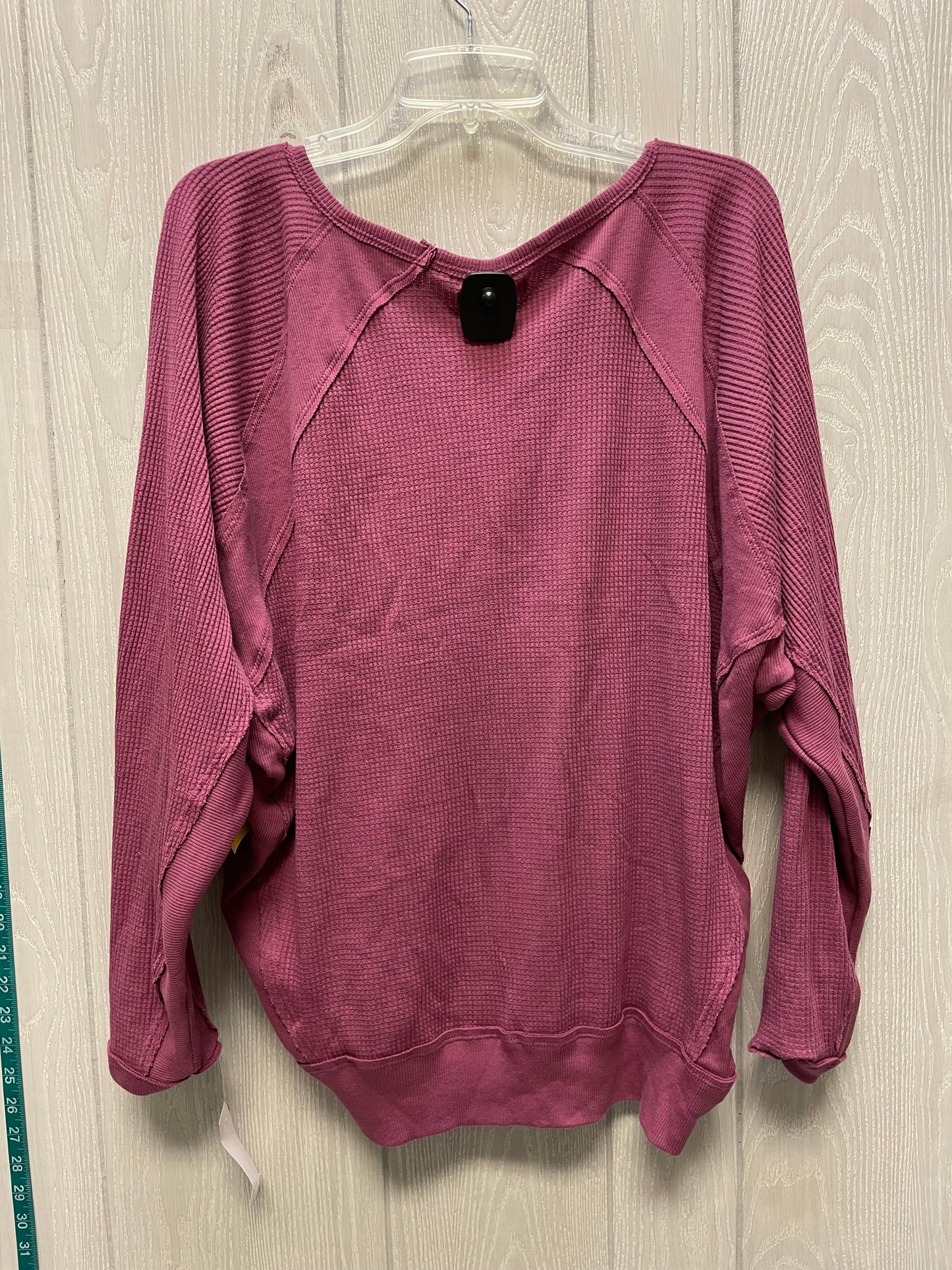 Top Long Sleeve By Free People In Purple, Size: M