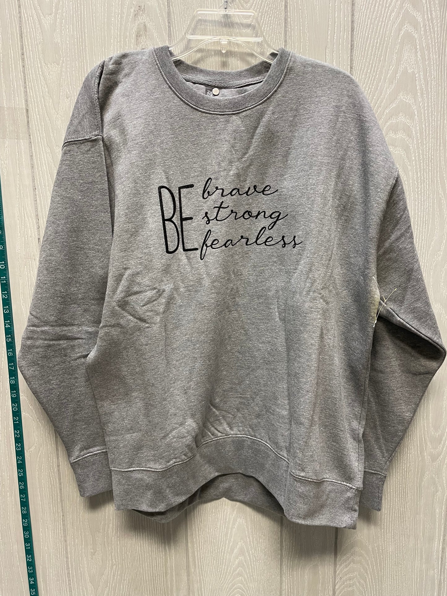 Sweatshirt Crewneck By Cmc In Grey, Size: Xl