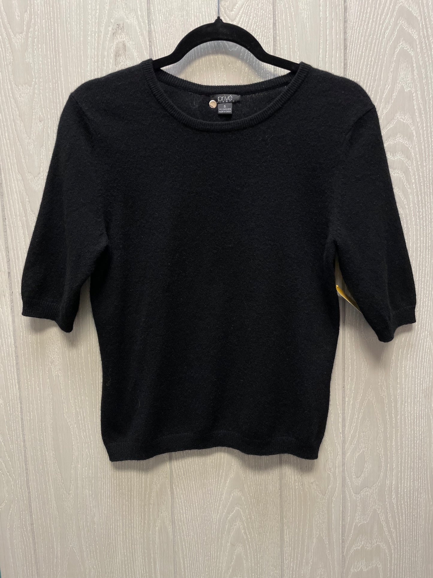 Sweater Cashmere By Prive In Black, Size: S