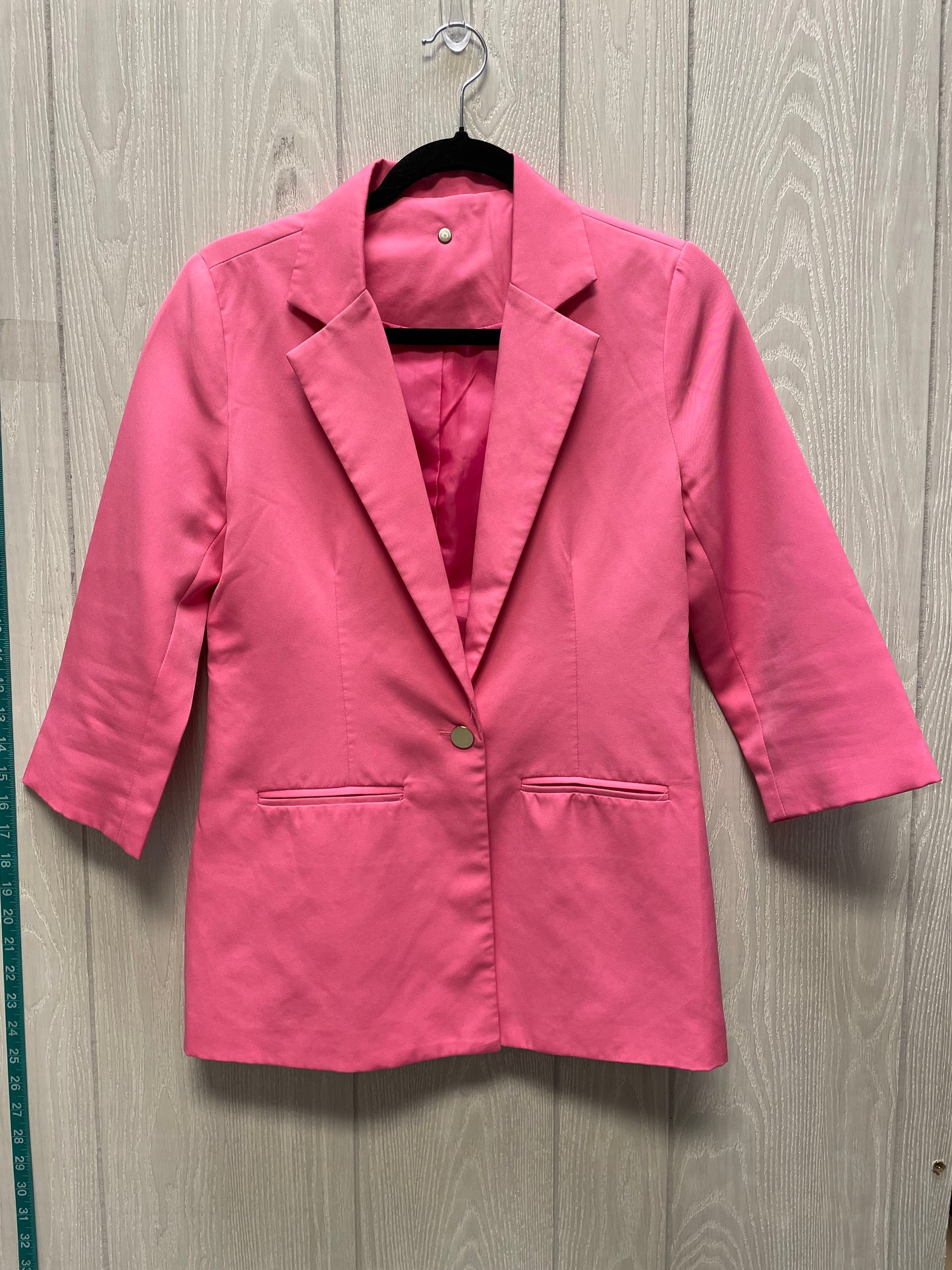 Blazer By Clothes Mentor In Pink, Size: S