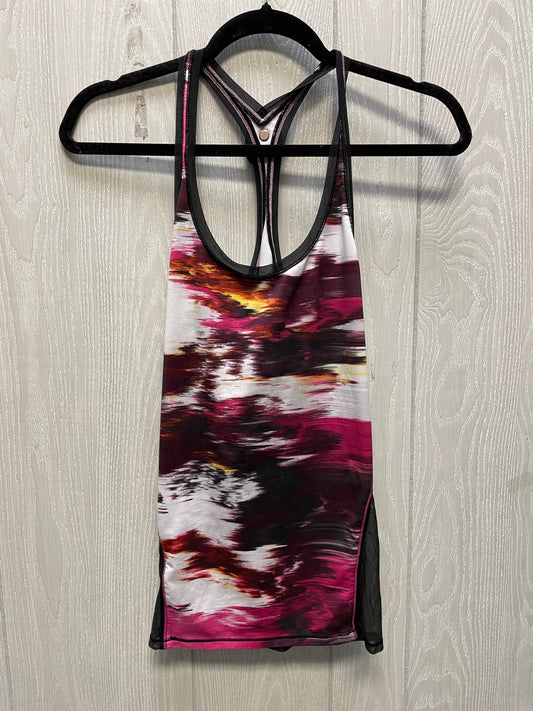 Athletic Tank Top By Lululemon In Black & Purple, Size: Xs