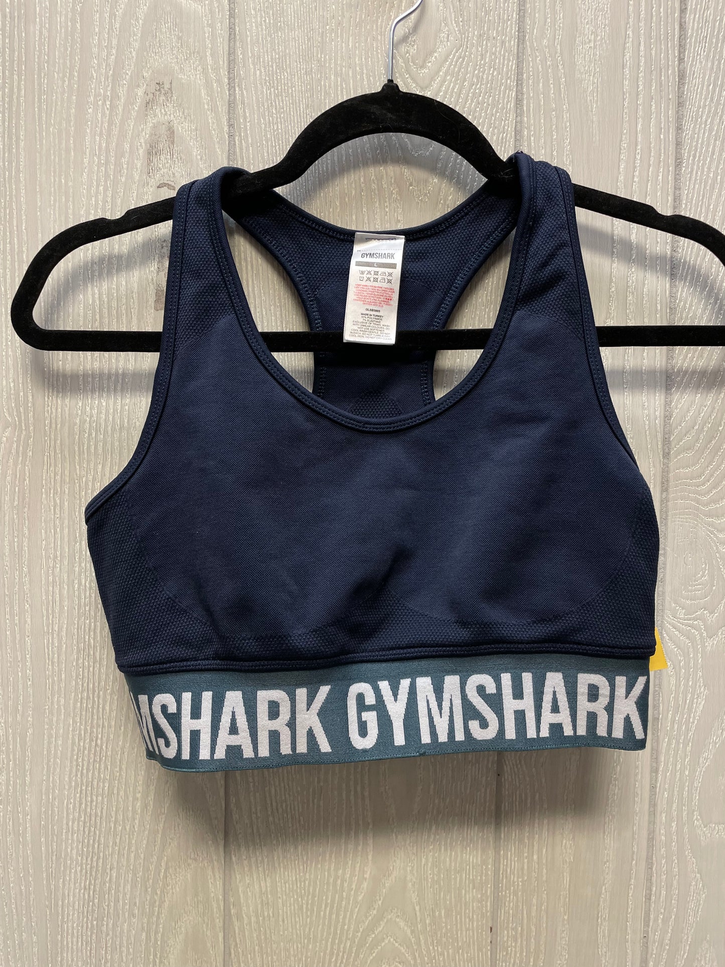 Athletic Bra By Gym Shark In Navy, Size: L