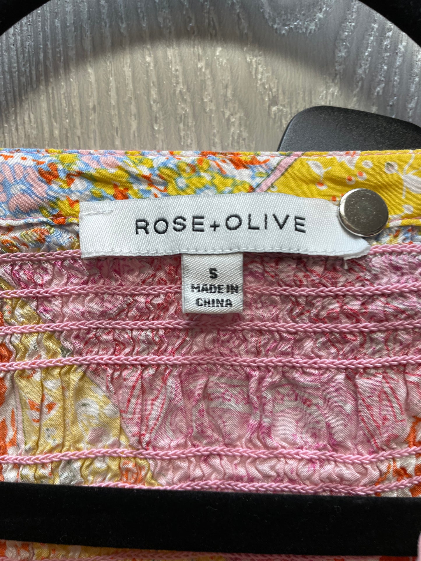 Top Long Sleeve By Rose And Olive In Multi-colored, Size: S