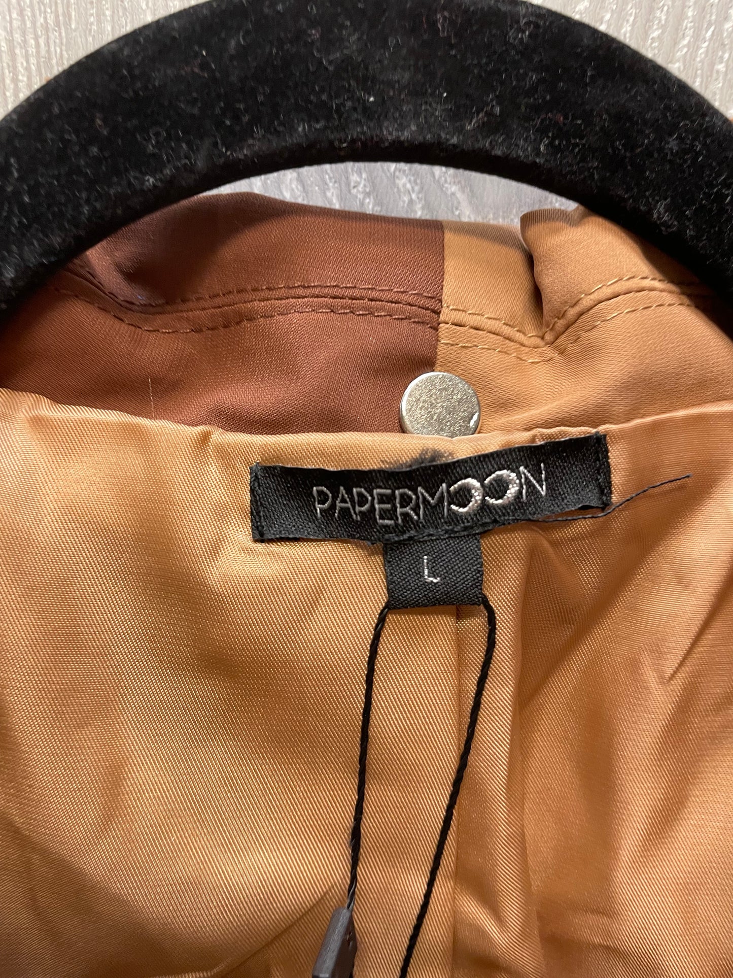 Blazer By Papermoon In Brown, Size: L